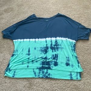 GreenTea Tie-Dye Top